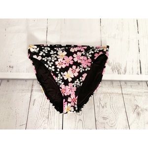Victoria’s Secret Floral Bathing Suit Bottoms Size Medium